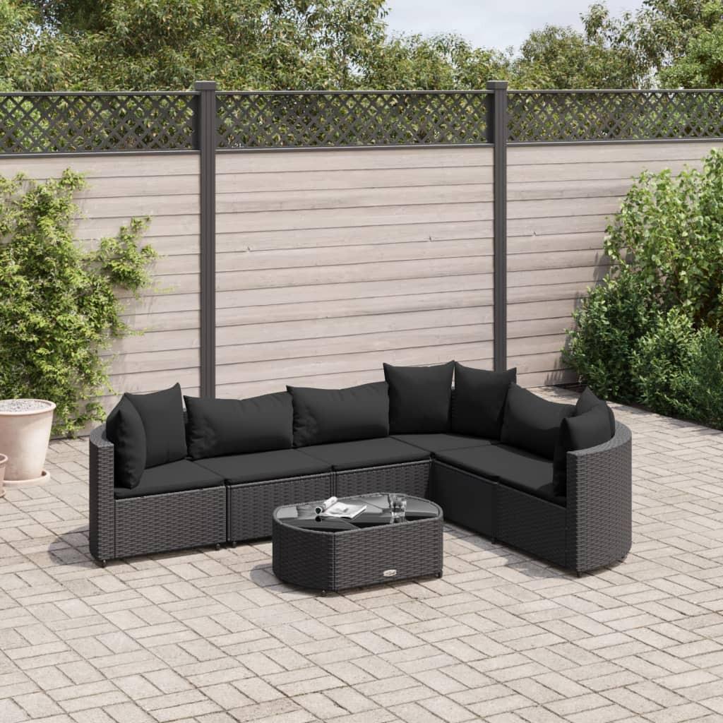 VidaXL Gartensofagarnitur poly-rattan  