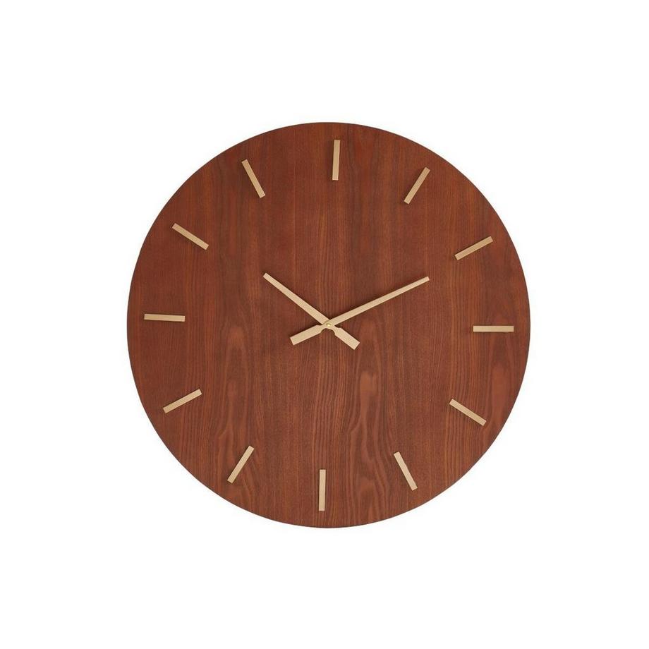 OZAIA Große Wanduhr ARTURO Eschenholz  