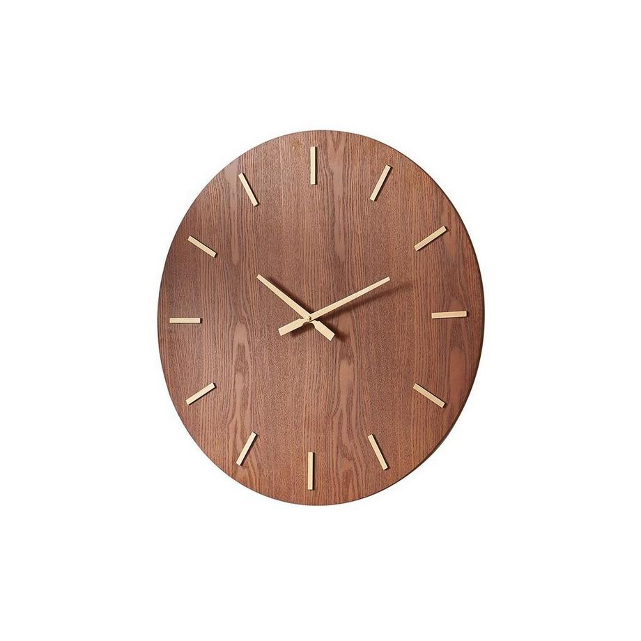 OZAIA Große Wanduhr ARTURO Eschenholz  