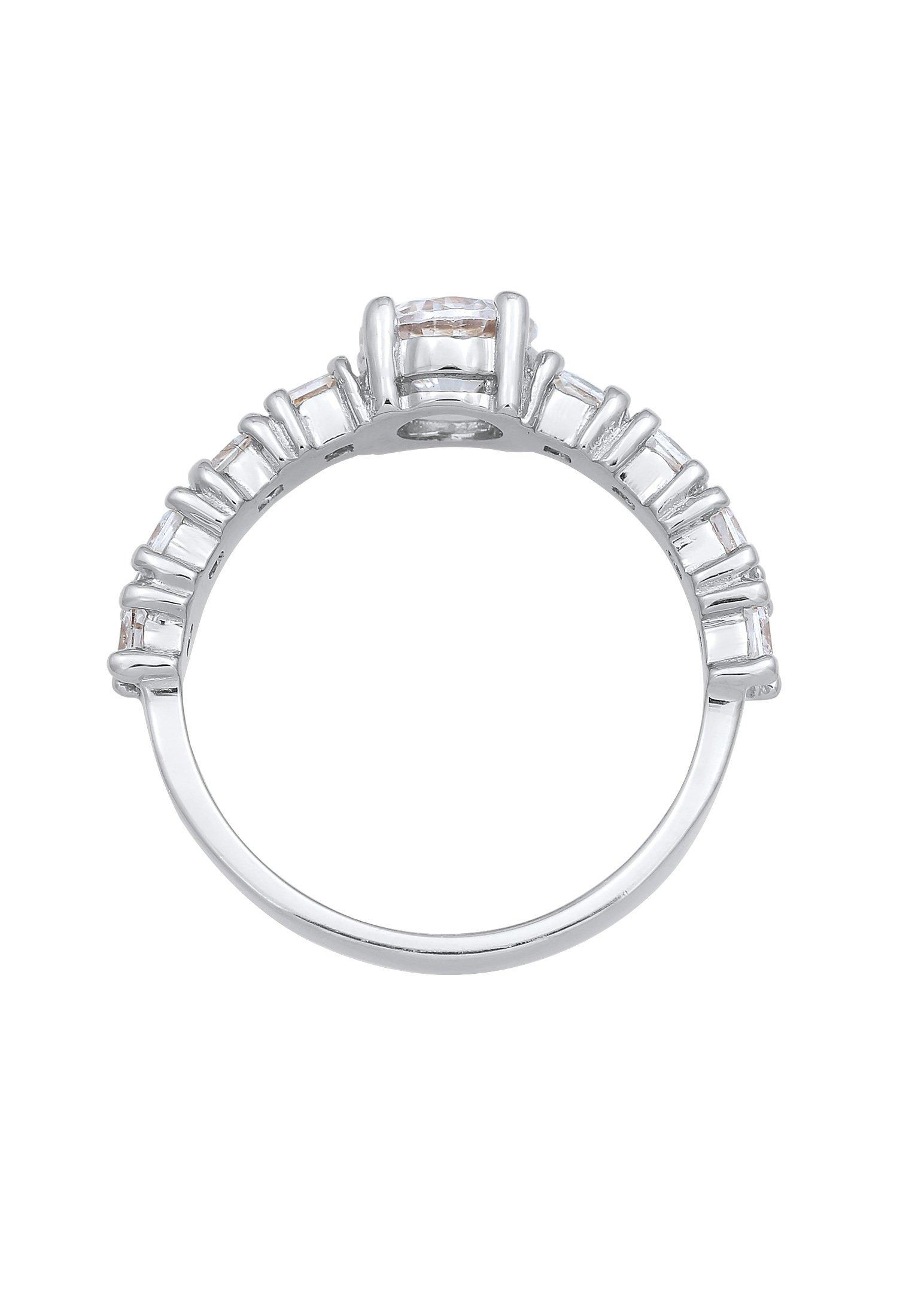 Elli  Ring Elli Ring Zirkonia Verlobung Eternity 925 Silber 