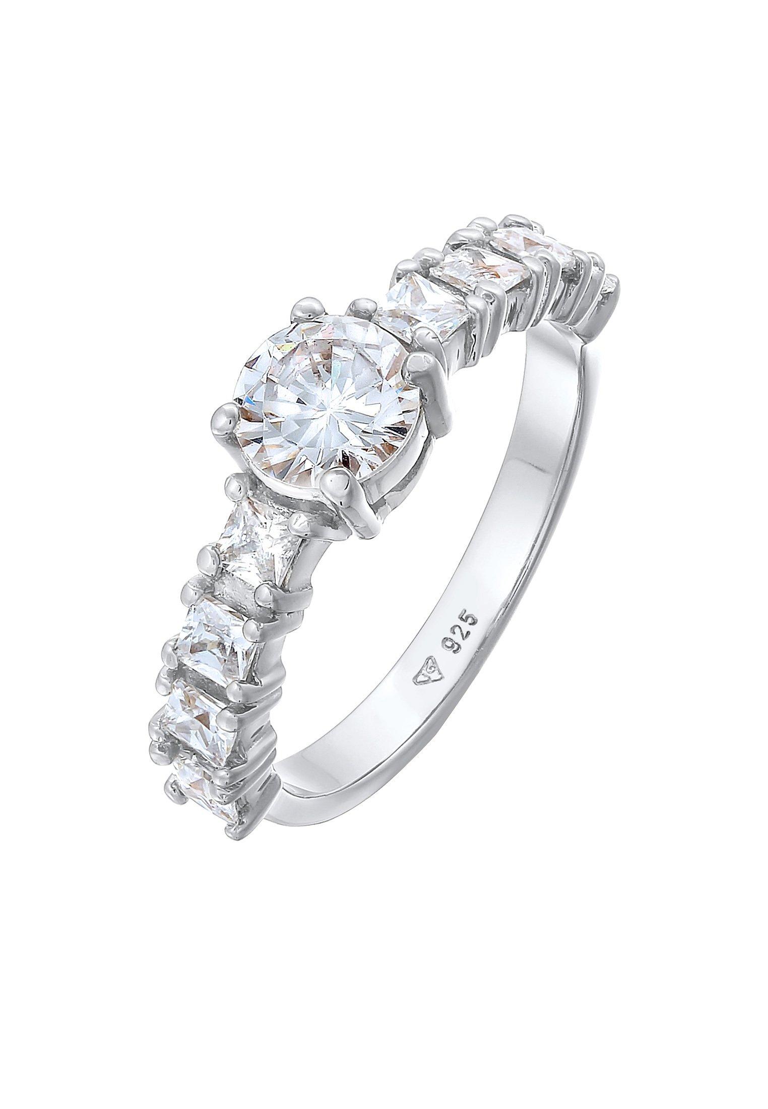 Elli  Ring Elli Ring Zirkonia Verlobung Eternity 925 Silber 