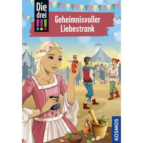 Die drei !!!, 87, Geheimnisvoller Liebestrank Heger, Ann-Katrin; Biber, Ina (Illustrationen) Copertina rigida 