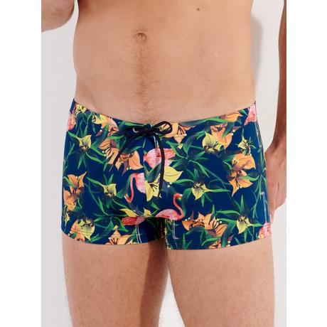 HOM Badepant Tropischer Flamingo Print  