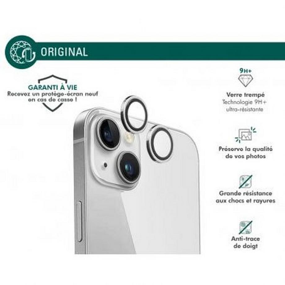 Force Power  Protecteur d'objectif caméra pour iPhone 14/14 Plus 