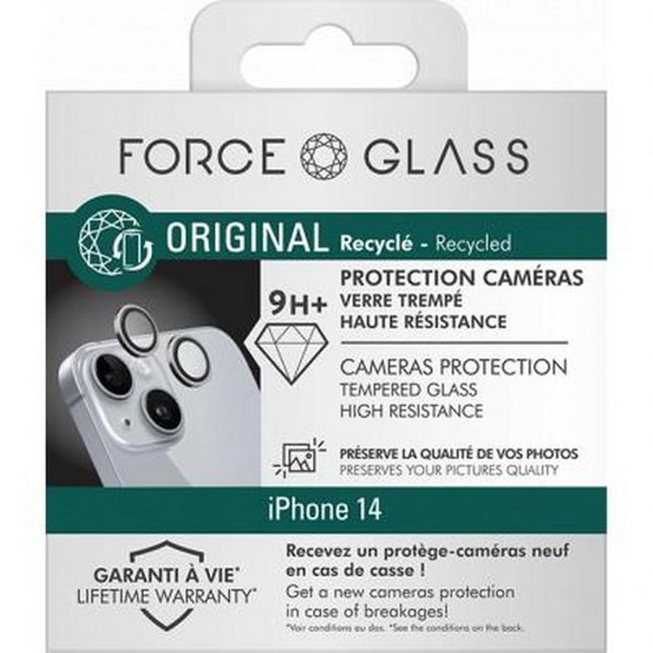 Force Power  Protecteur d'objectif caméra pour iPhone 14/14 Plus 
