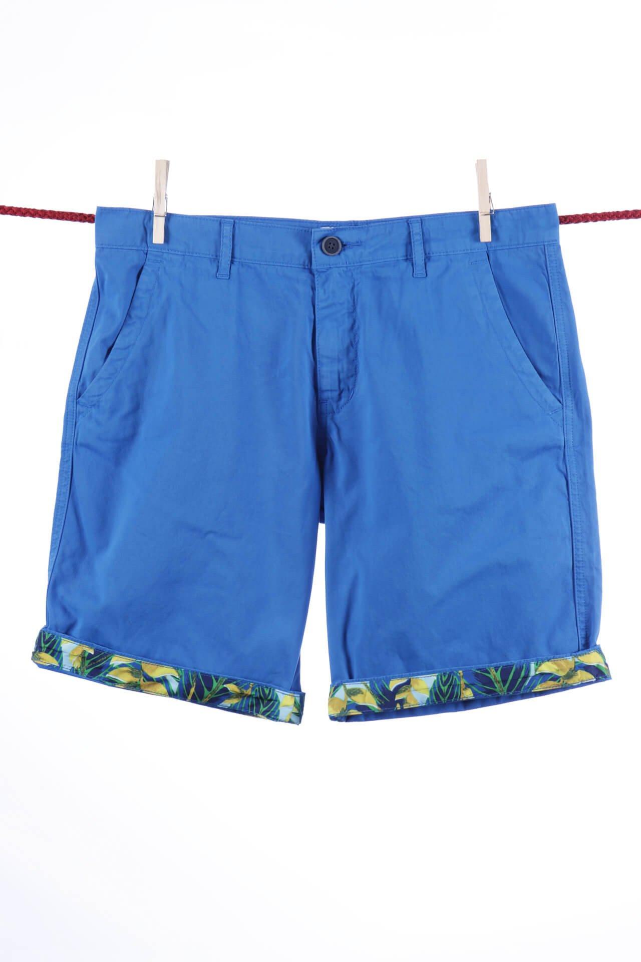 Image of Dschungel-bermudashorts Herren Blau L