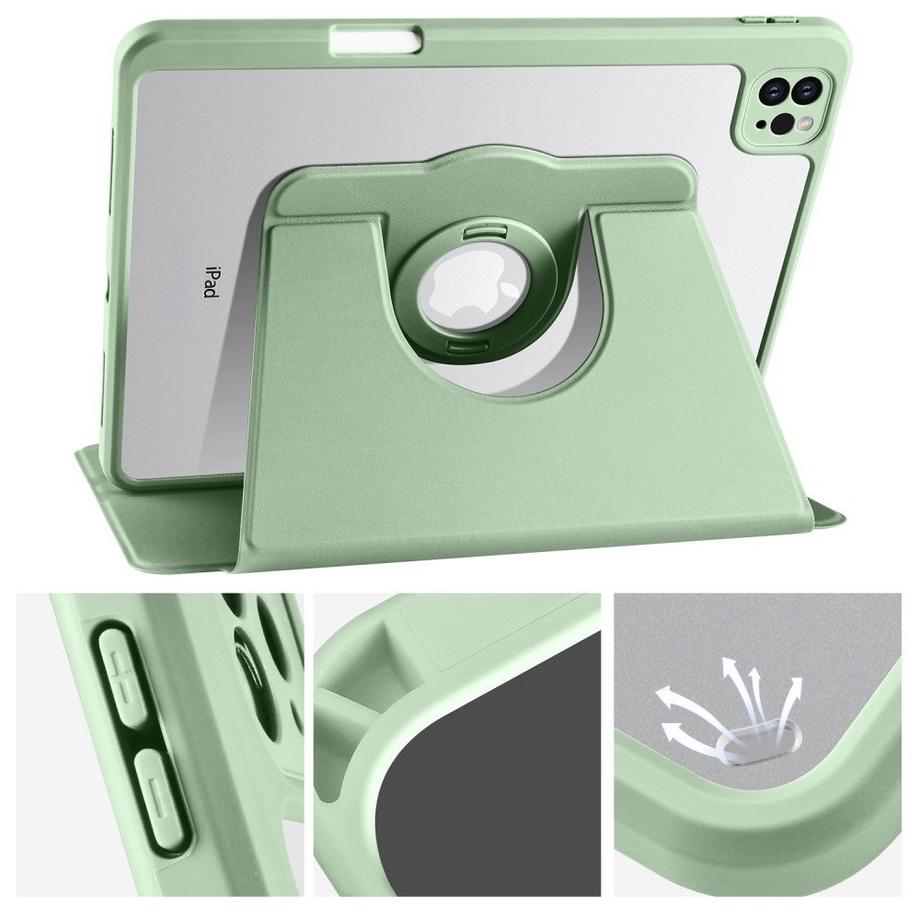 Cover-Discount  iPad Air / Pro 11 - Coque pivotante 2en1 avec Pencil Holder 