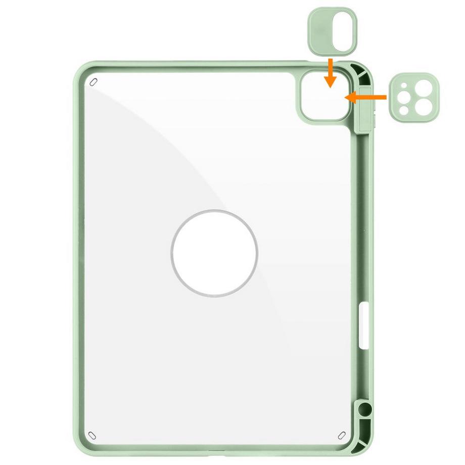Cover-Discount  iPad Air / Pro 11 - Coque pivotante 2en1 avec Pencil Holder 