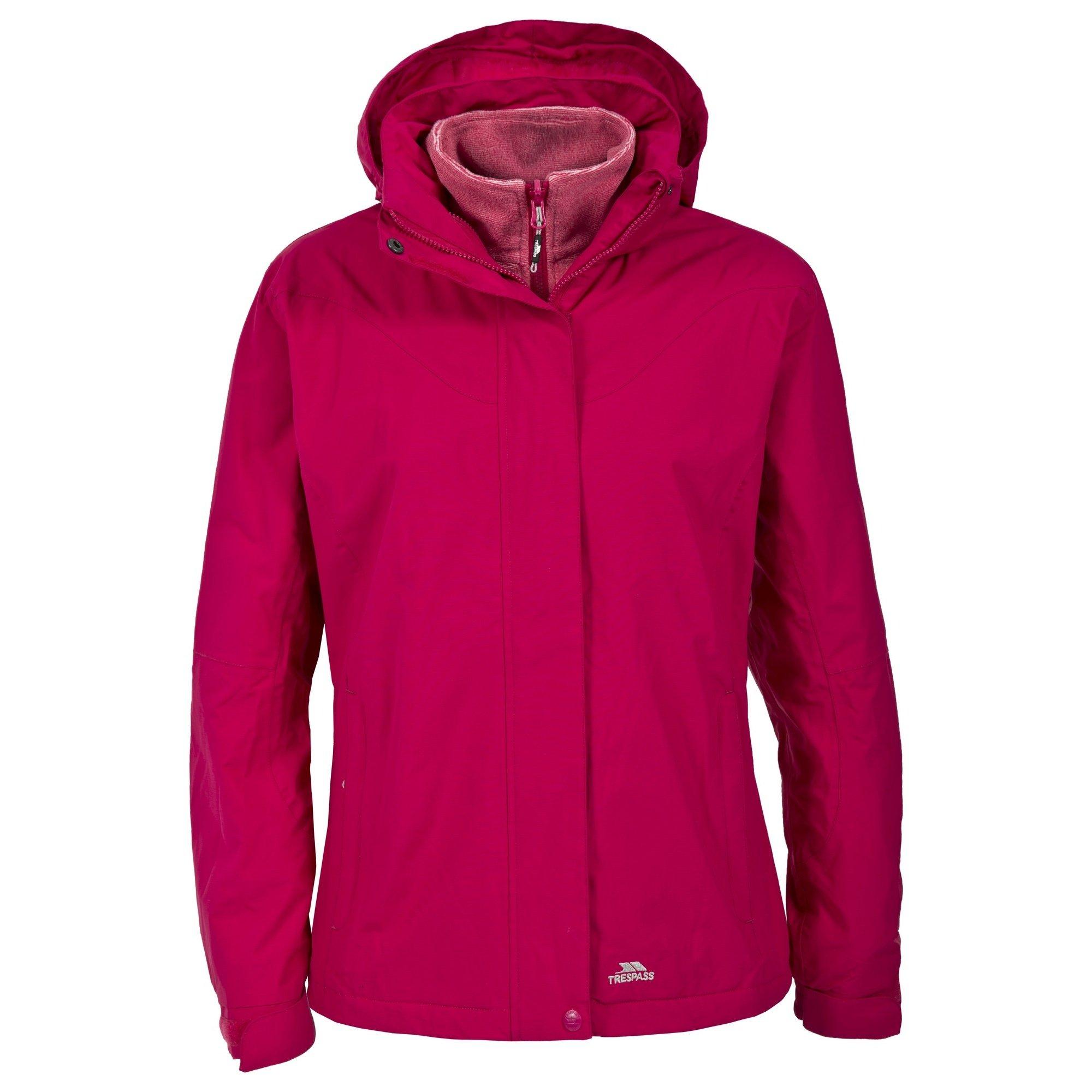Image of Womens Madalin Wasserdichte 3in1 Jacke Damen Pink XS