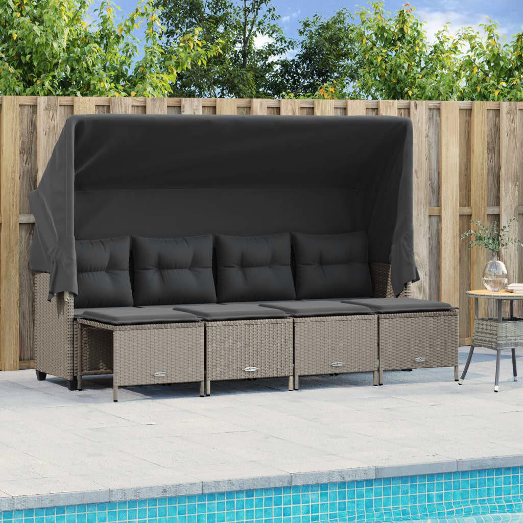 VidaXL Garten sofagarnitur poly-rattan  