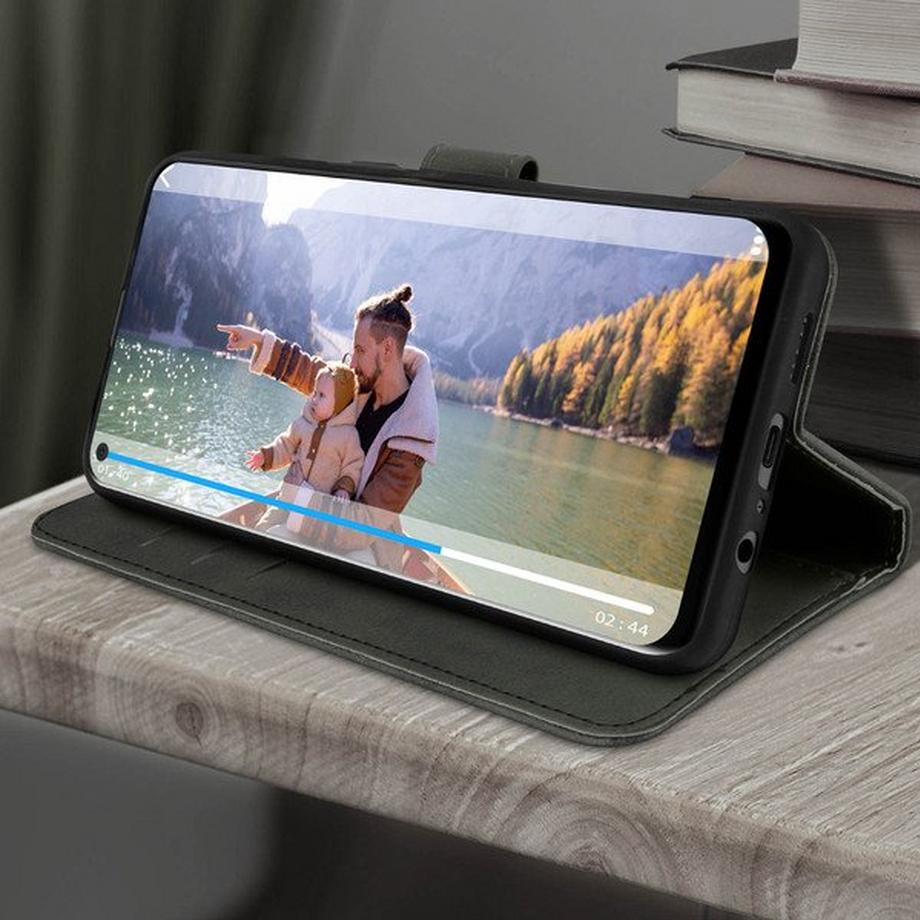 Avizar  HTC Desire 20 Pro Folio Tasche Schwarz 