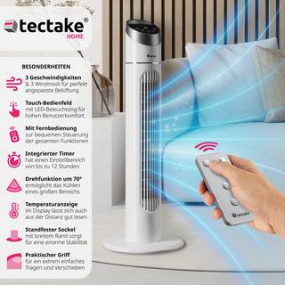 Tectake Ventilatore a torre 90 cm  