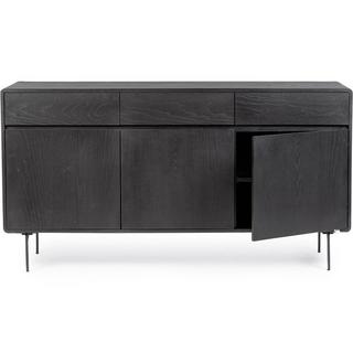 mutoni Buffet Widald noir 160x40  