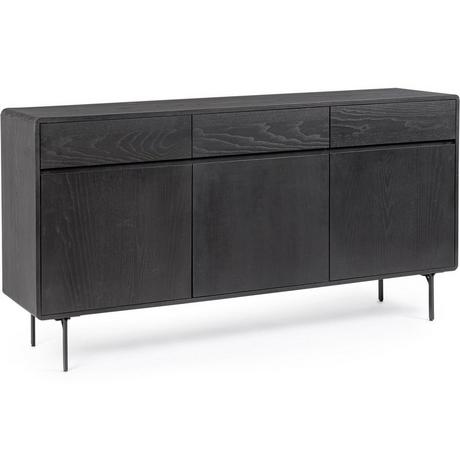 mutoni Credenza Widald nera 160x40  