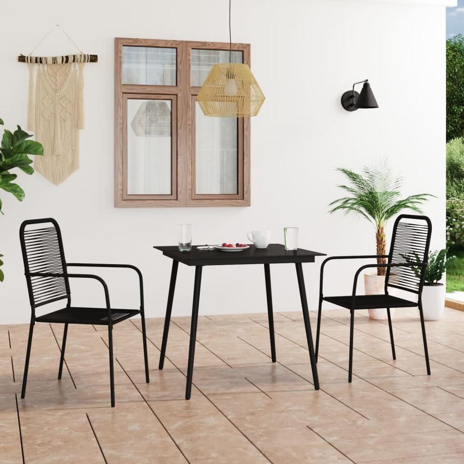 VidaXL Essgruppe stahl  