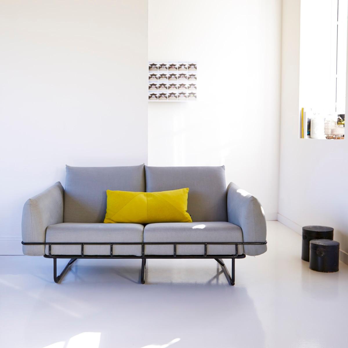 Image of Sofa aus Stoff grey ,2-Sitzer Jonas Sofa aus Stoff grey ,2-Sitzer Jonas