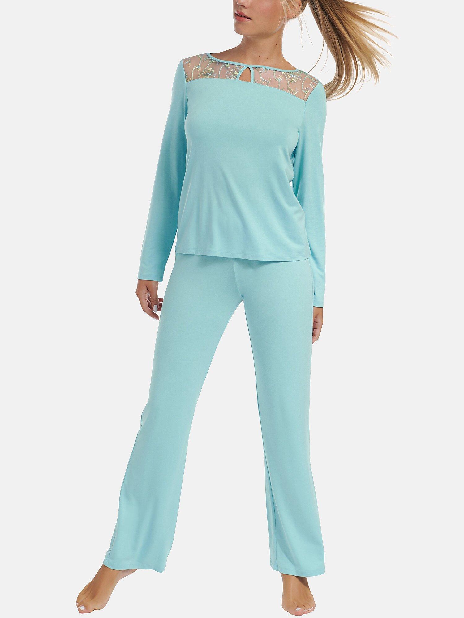 Lisca  Pyjama tenue d'intérieur pantalon top manches longues Liv 