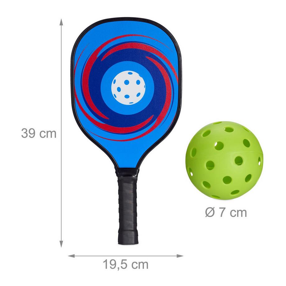 B2X  Pickleball-Set 4 Schläger & 8 Bälle 