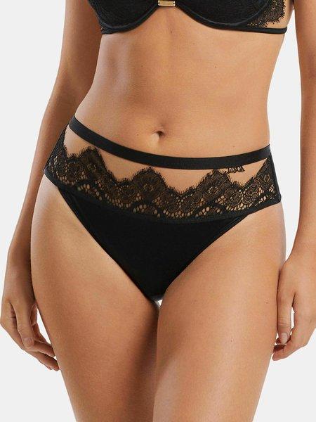 Image of Brasilianischer Ausschnitt Mit Hoher Taille Diva Unisex Schwarz 40