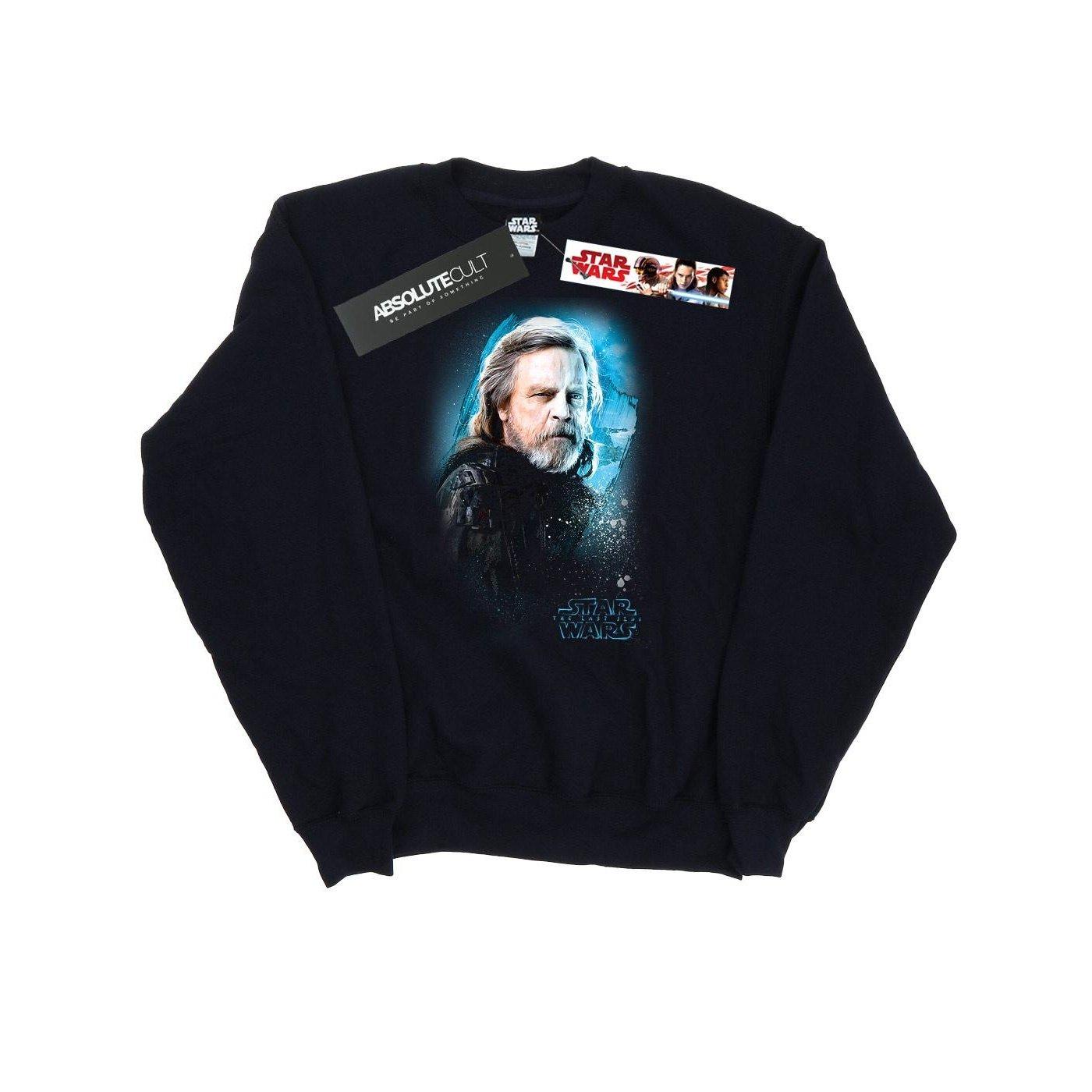 Image of The Last Jedi Luke Skywalker Brushed Sweatshirt Damen Schwarz XXL