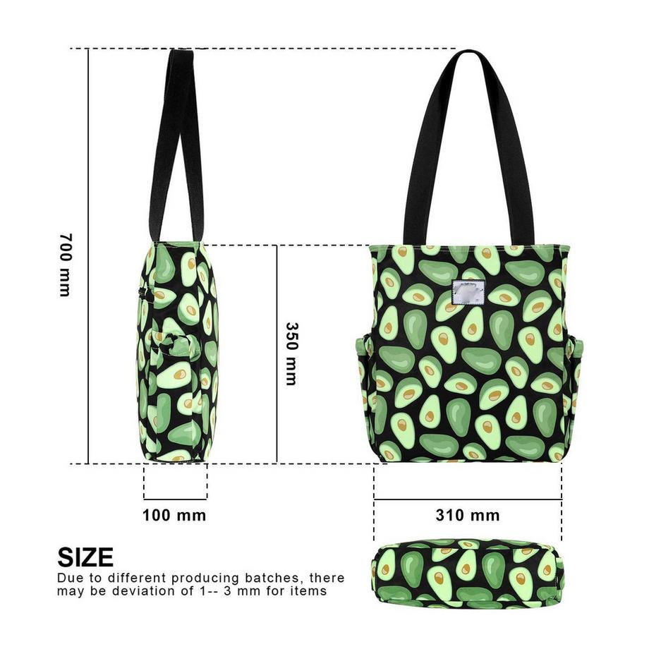 Only-bags.store Borsa a Tracolla Casual con Cerniera alla Moda Grande Borsa Shopping  