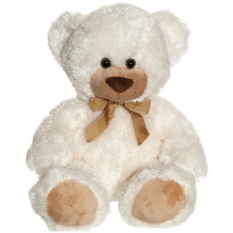 TEDDYKOMPANIET  Teddy Roger mit Halsschleife Creme (45cm) 