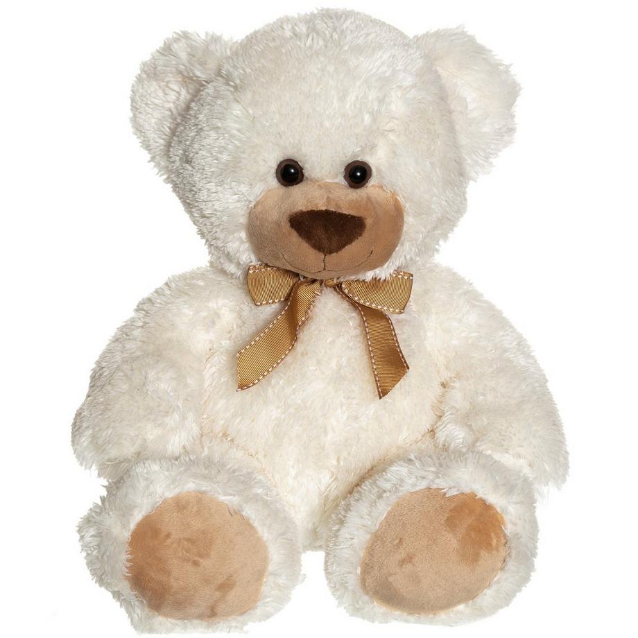 Teddy Roger mit Halsschleife Creme (45cm)