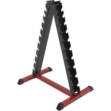 RACK DE RANGEMENT POUR HALTERES CHROMÉS | MUSCULATION