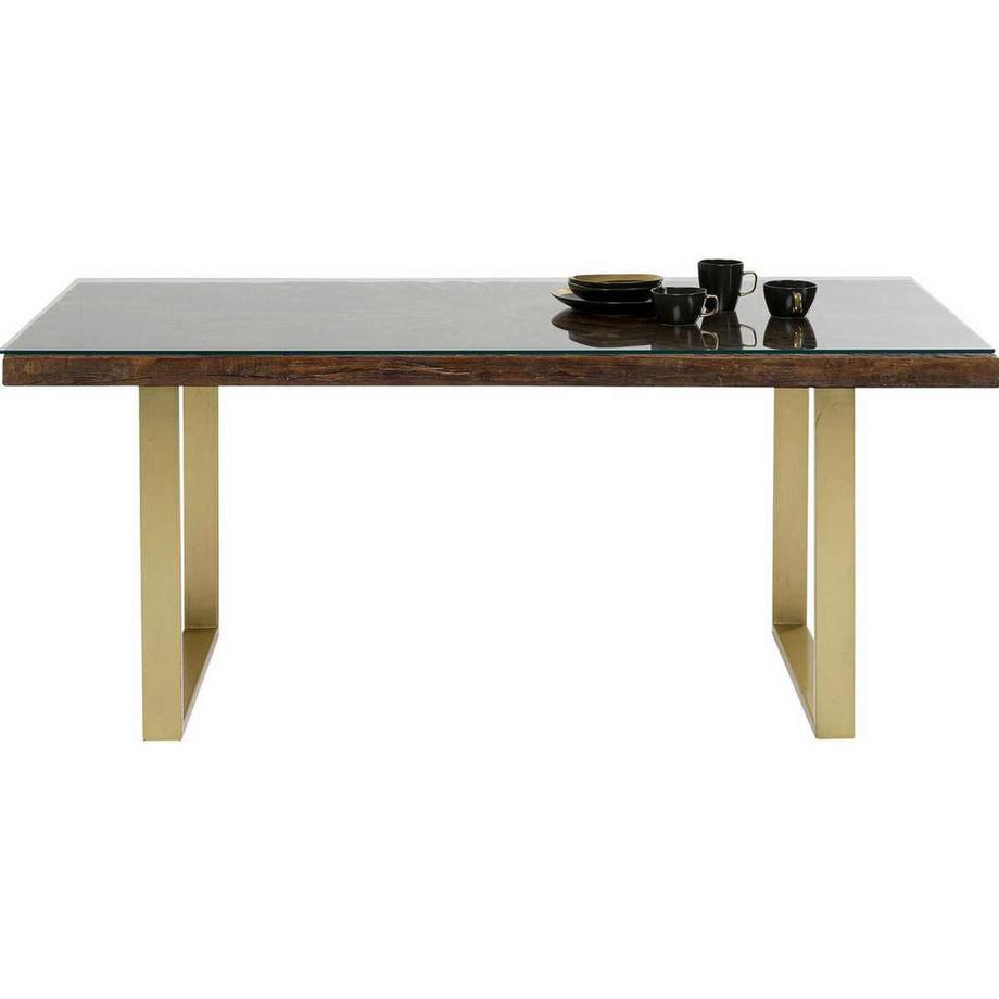 KARE Design Tisch Conley Messing 160x80cm  