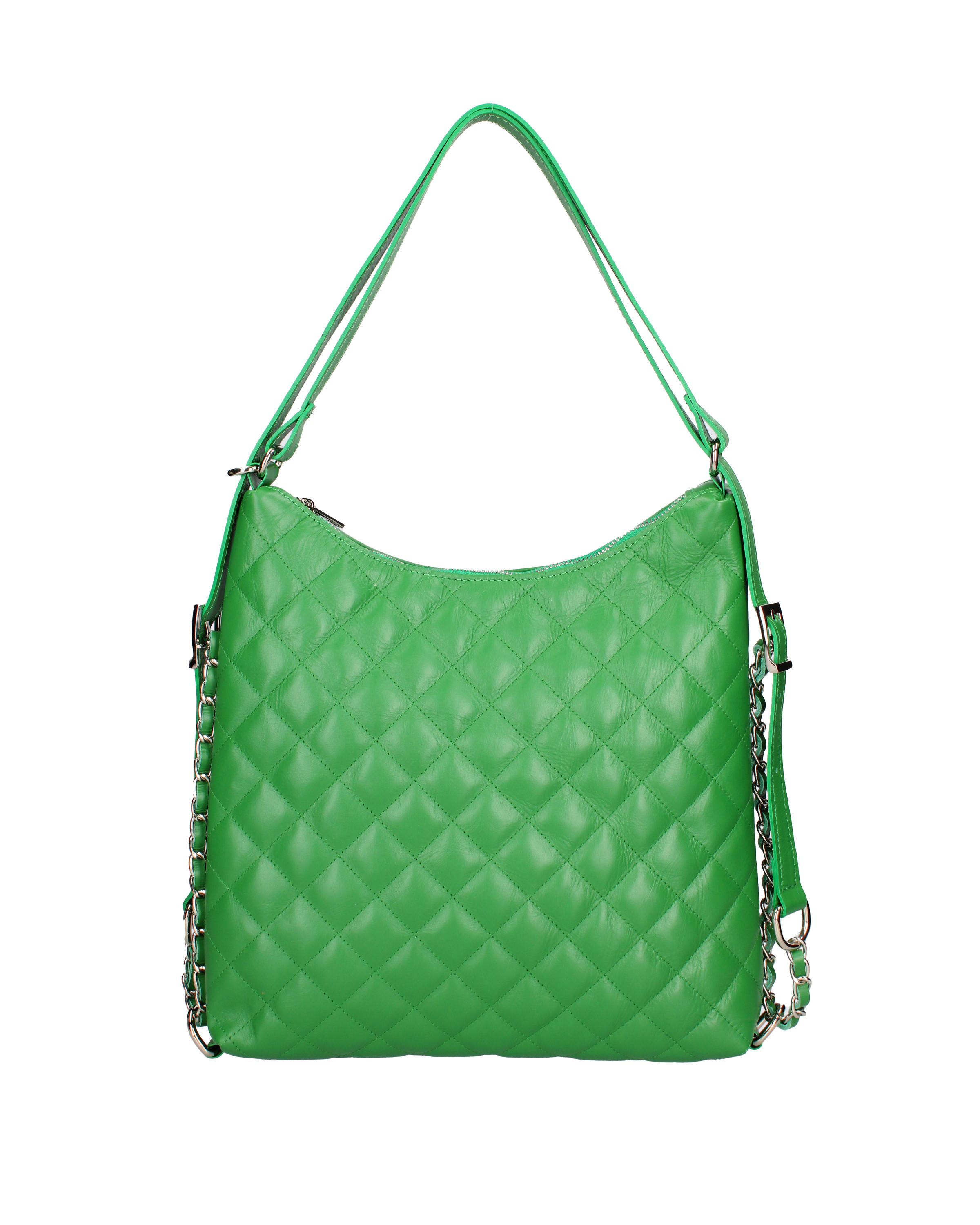 Image of In Einen Rucksack Umwandelbare Umhängetasche Unisex Hellgrün ONE SIZE