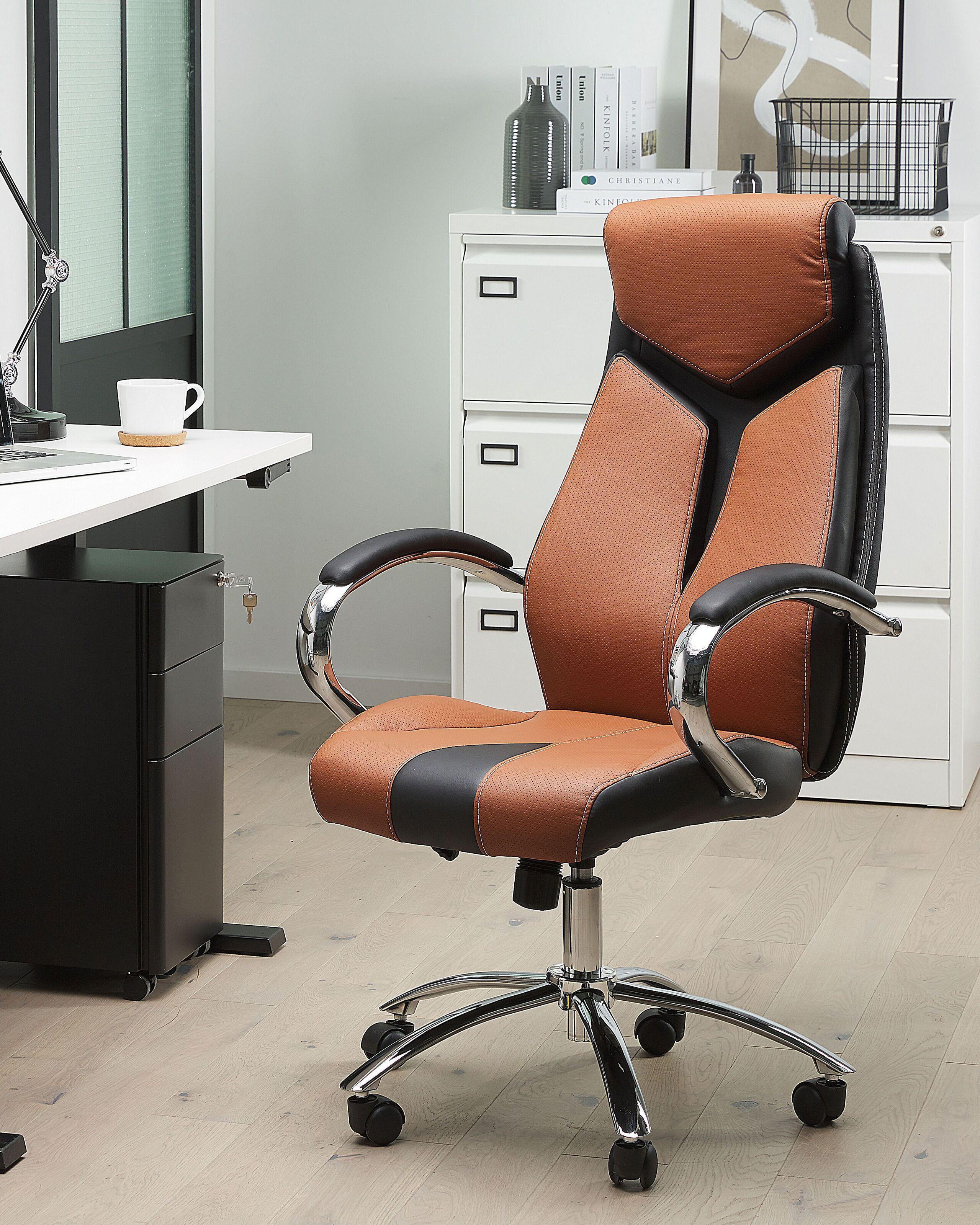 Beliani Chaise de bureau en Polyester Moderne FORMULA  