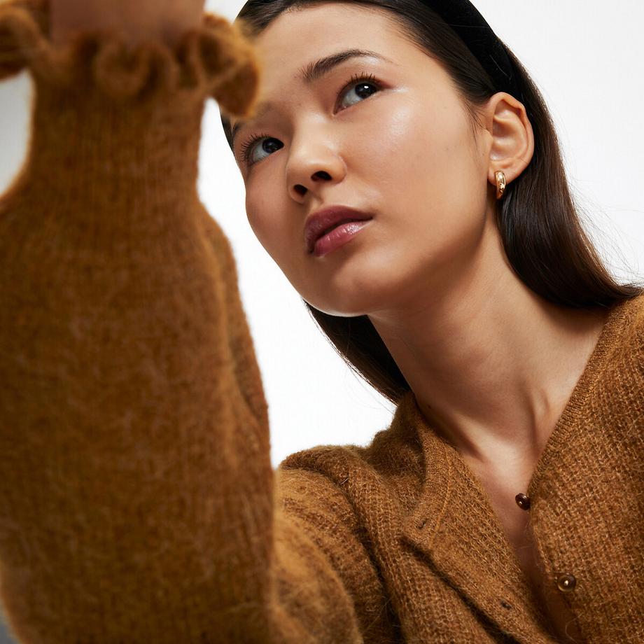 La Redoute Collections Alpakamix Strickjacke  