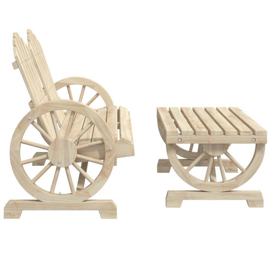 VidaXL set salotto da giardino Legno  