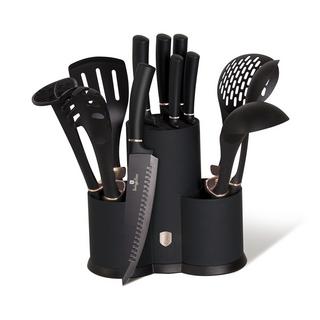 Berlinger Couteaux et ustensiles de cuisine 12 pièces Black Rose Collection  