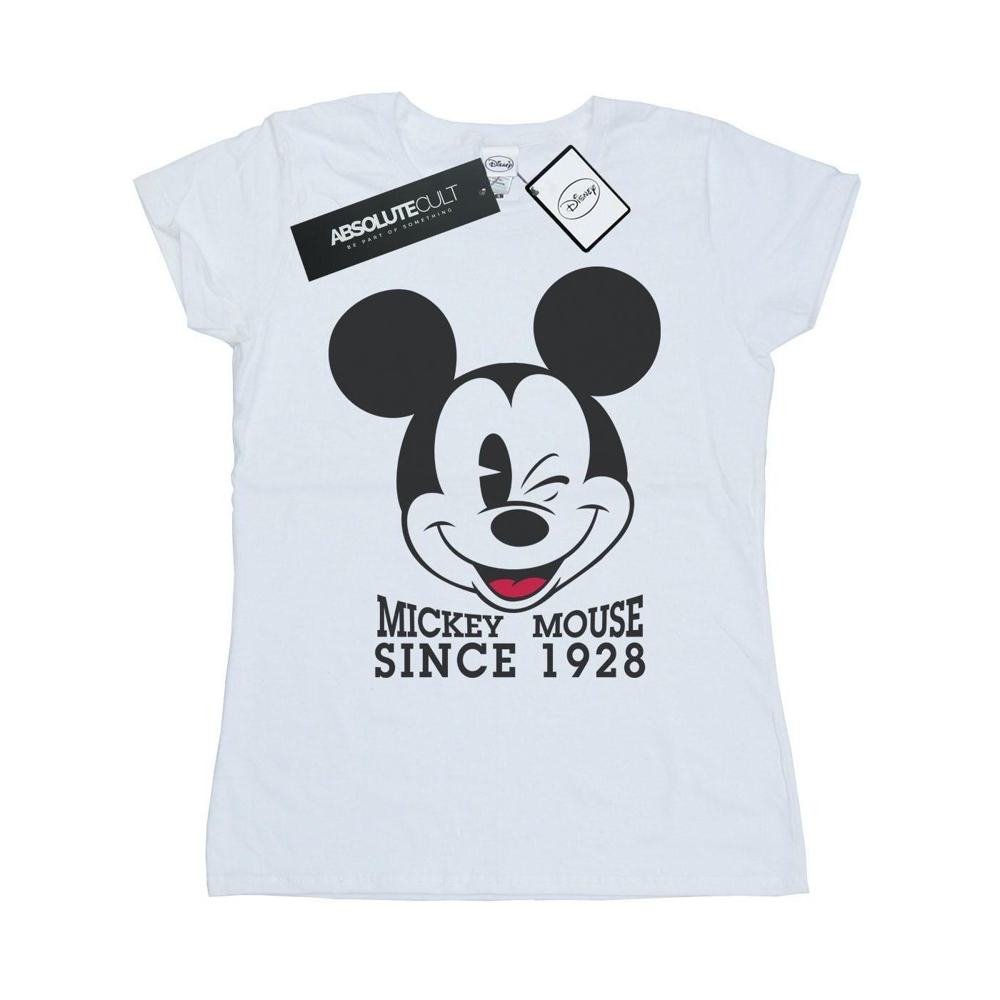 Image of Mickey Mouse Since 1928 Tshirt Damen Weiss S