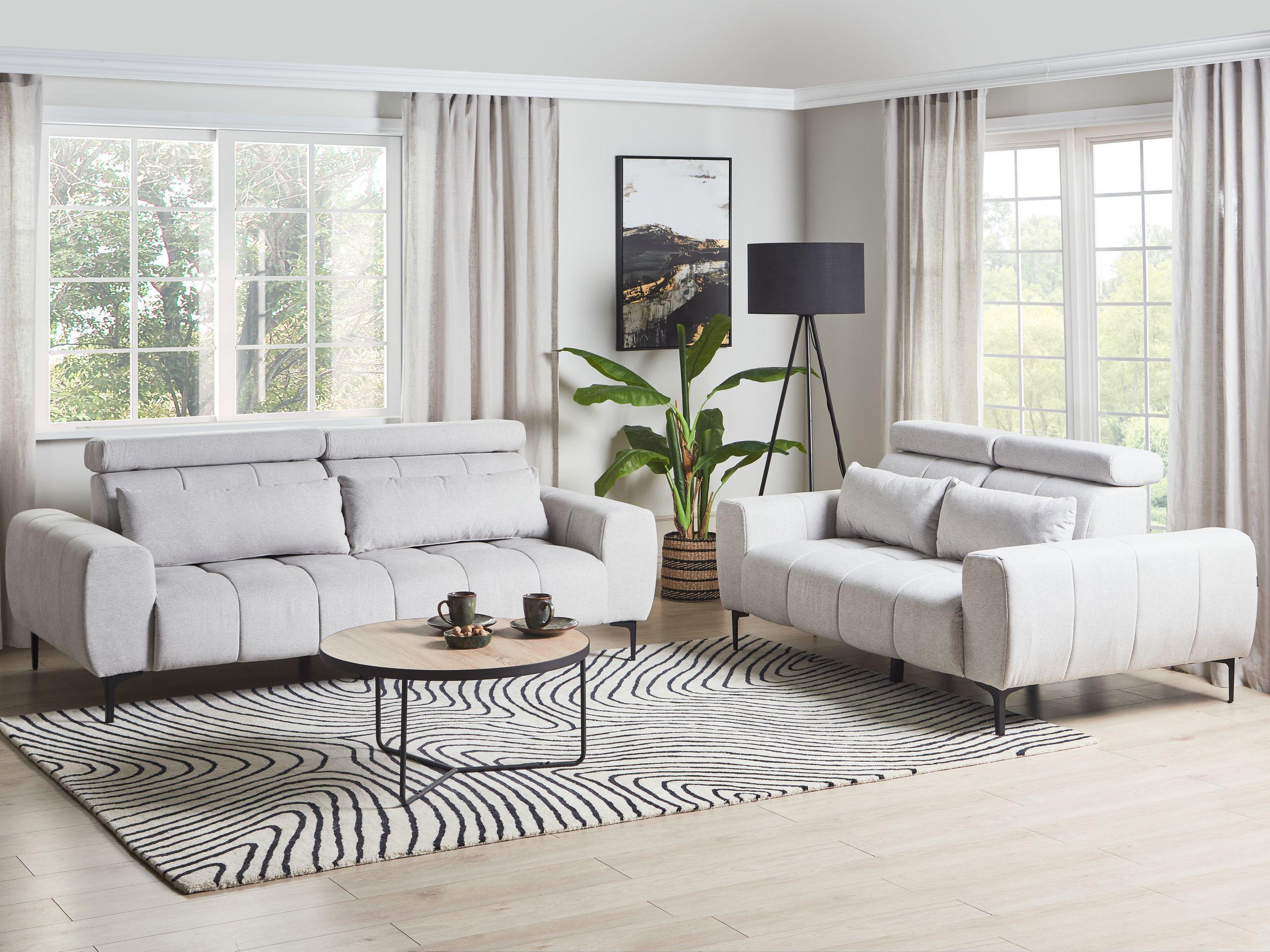 Beliani 3 Sitzer Sofa aus Polyester Modern VEGAMO  