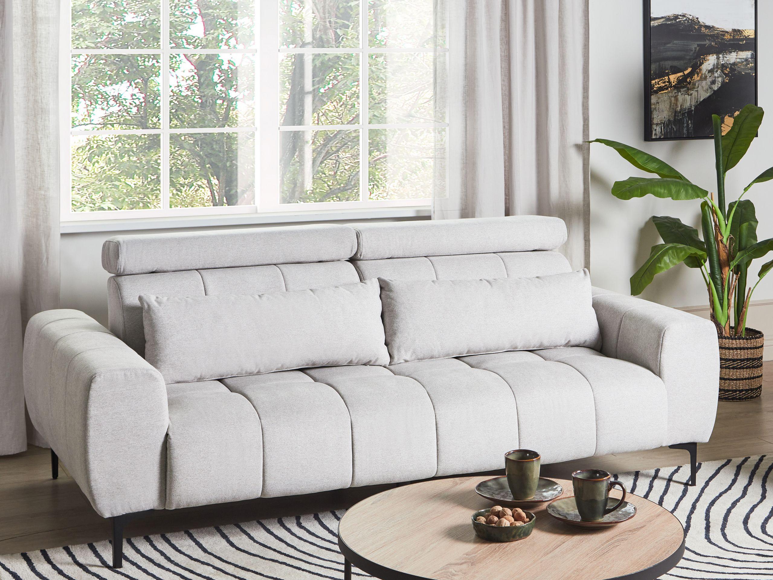 Beliani 3 Sitzer Sofa aus Polyester Modern VEGAMO  