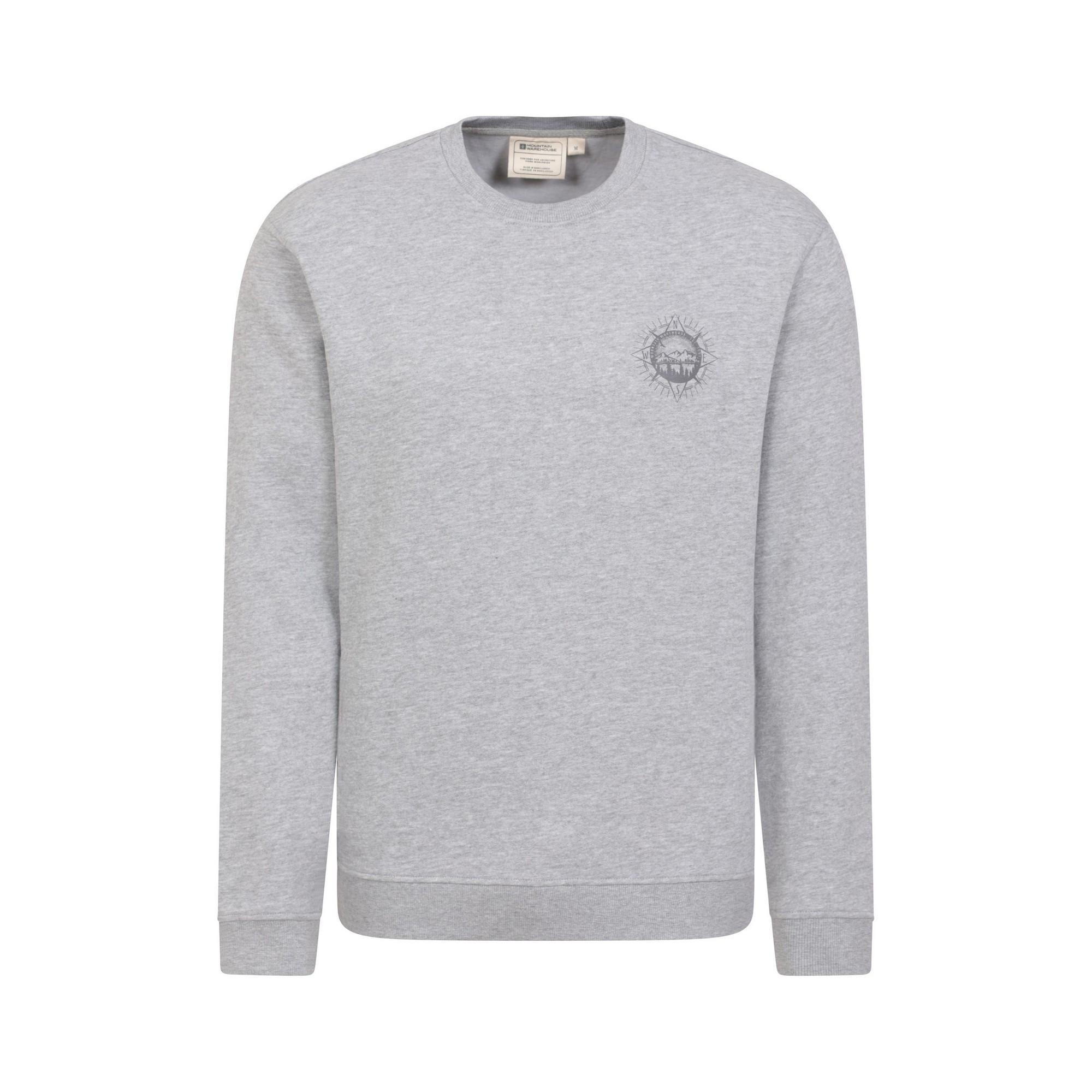 Image of Sweatshirt Rundhalsausschnitt Herren Grau XS