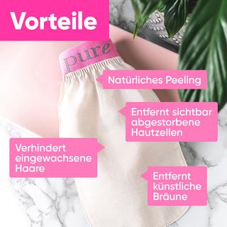 âme pure  So Silky Mitt™️ | 100% Reine Seide- Peelinghandschuh für Körper 