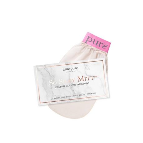 âme pure  So Silky Mitt™️ | 100% Pure Soie- Gant exfoliant pour le corps 