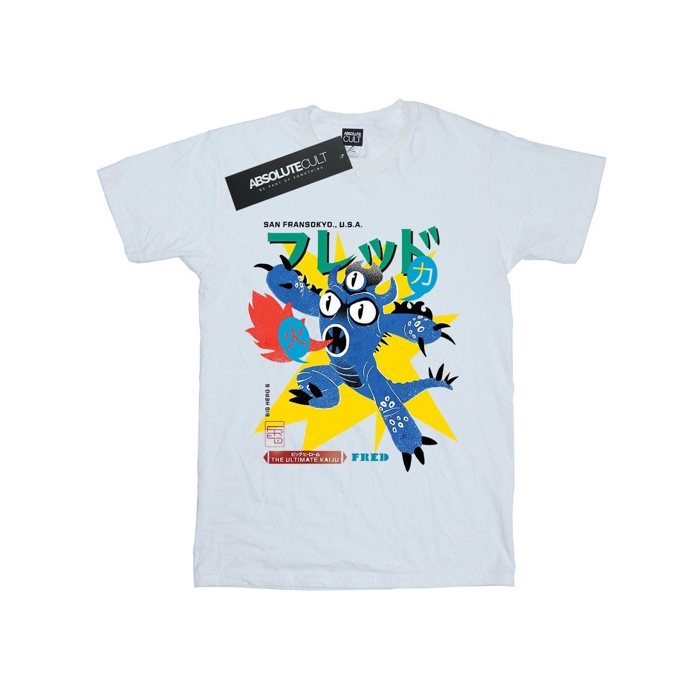 Image of Big Hero 6 Fred Ultimate Kaiju Tshirt Unisex Weiss 116
