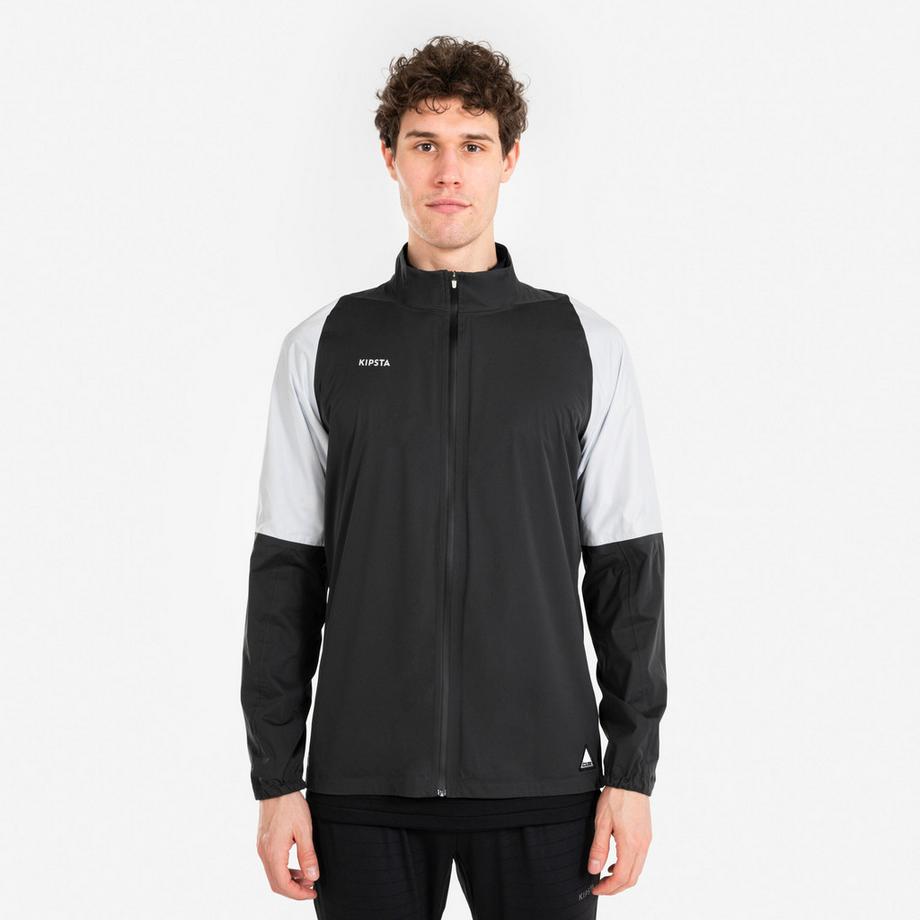 KIPSTA Coupe-pluie CLR Noir Blanc Adulte  