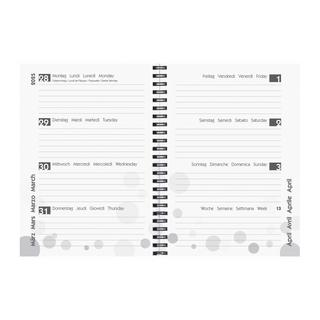 Biella Schüleragenda mydiary A5 Wire-O 3½ Tage pro Seite, City  