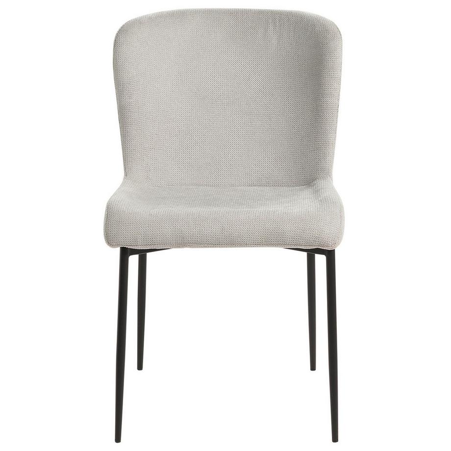 Beliani Set di 2 sedie da pranzo en Tessuto Moderno ADA  