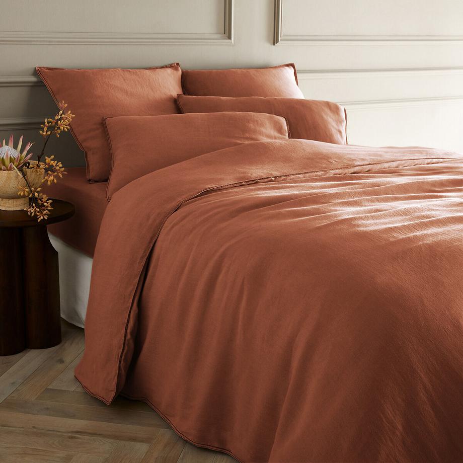 Housse de couette chanvre lavé