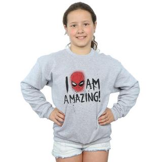 MARVEL  SpiderMan I Am Amazing Sweatshirt 