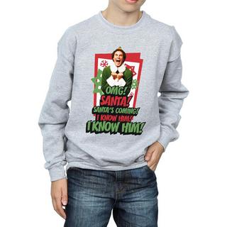 Elf  OMG Santa Sweatshirt 