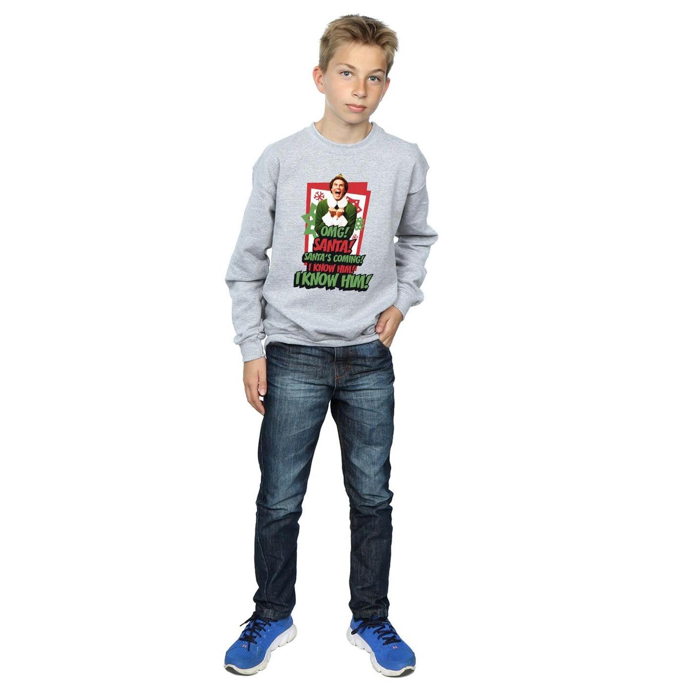 Elf  OMG Santa Sweatshirt 