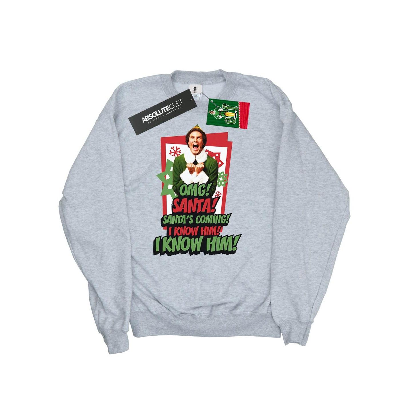 Elf  OMG Santa Sweatshirt 