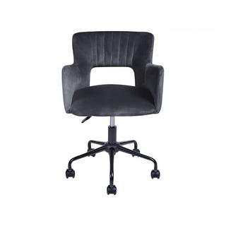 Beliani Chaise de bureau en Velours Moderne SANILAC  